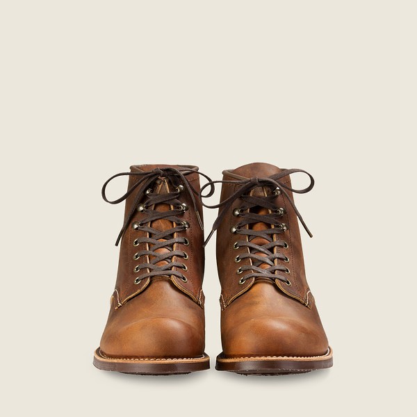 Heritage Støvler Herre - Red Wing Blacksmith - 6-Inchr Rough & Tough Læder - Brune - MXFWQH-507